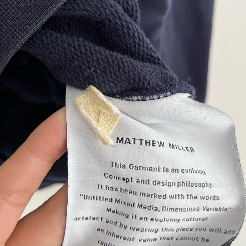 Mathew Miller Untitled Men's Navy Sweater - Picture 5 of 5